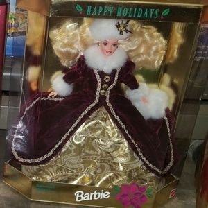 Barbie holiday edition with ornament